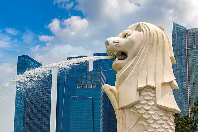 Le Lion, symbole de Singapour