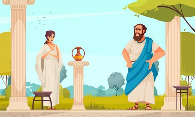 Image d'éducation en Grèce antique, Socrate